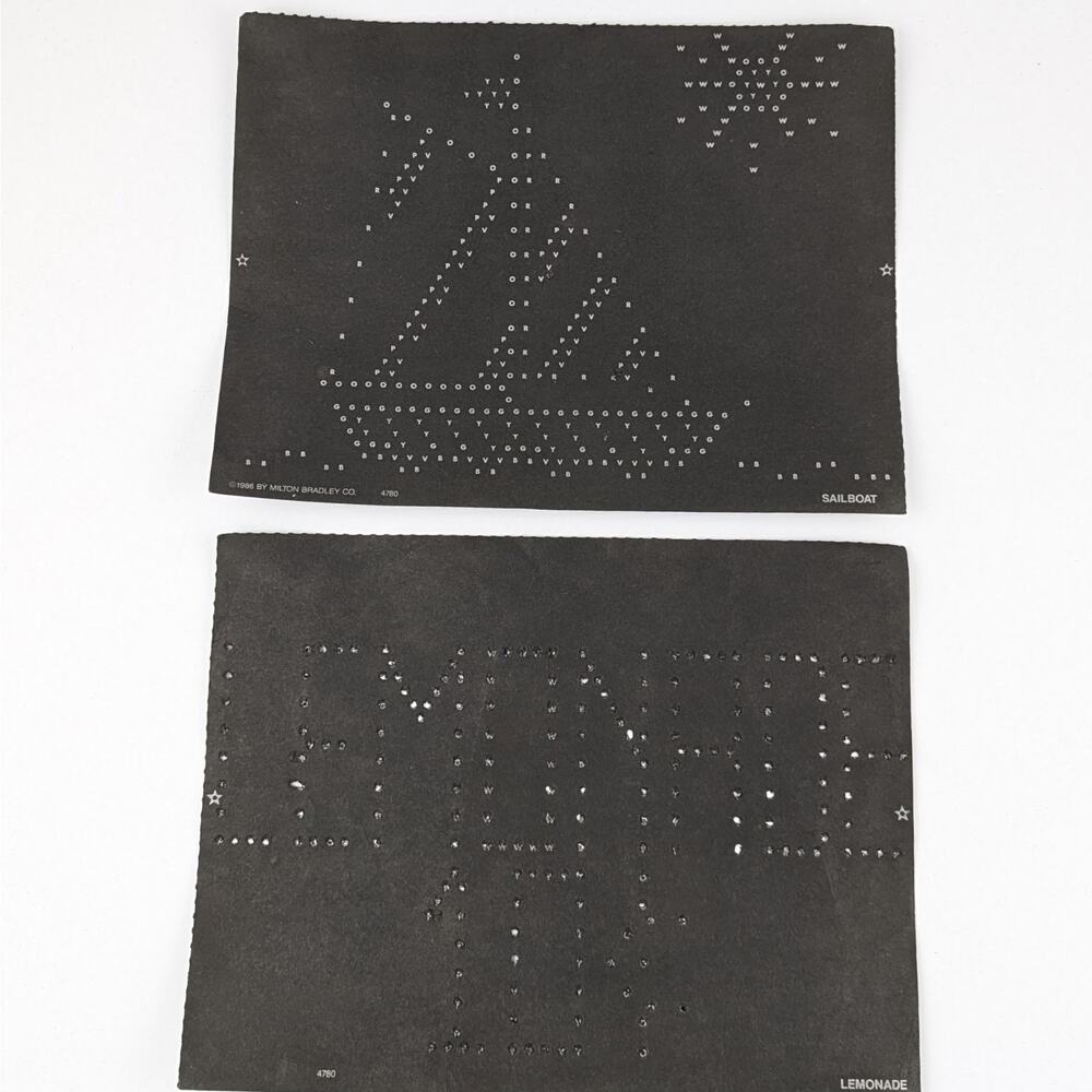 Vintage 1986 Lite Brite Milton Bradley WORKING w Box Pegs Patterns Tested - Picture 14 of 15